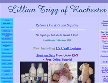 Tablet Screenshot of lilliantrigg.com